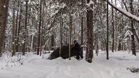 16 %%%% One man's survival in the wild Blizzard outdoor learning these days are good