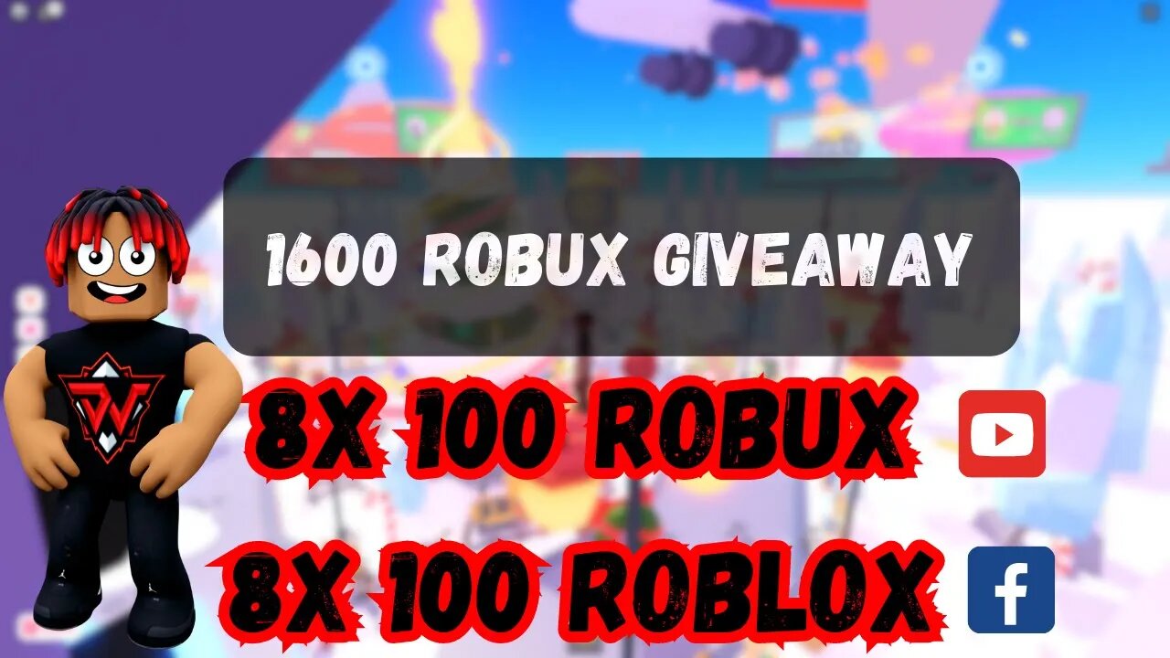 Giving away 1600 robux #plsdonate