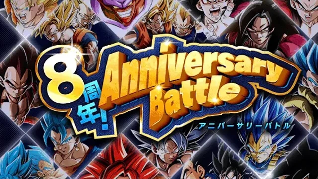 Dokkan battle jp 8 anniversary battles!!