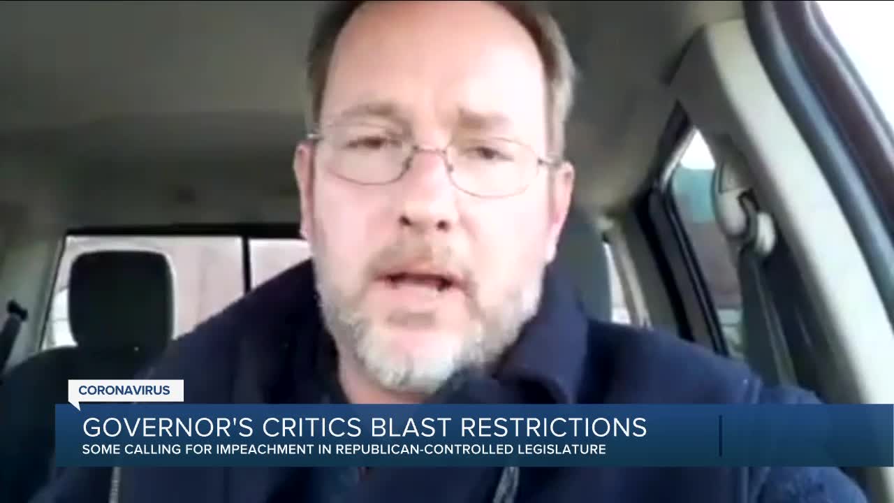 Governor's critics blast recent restrictions