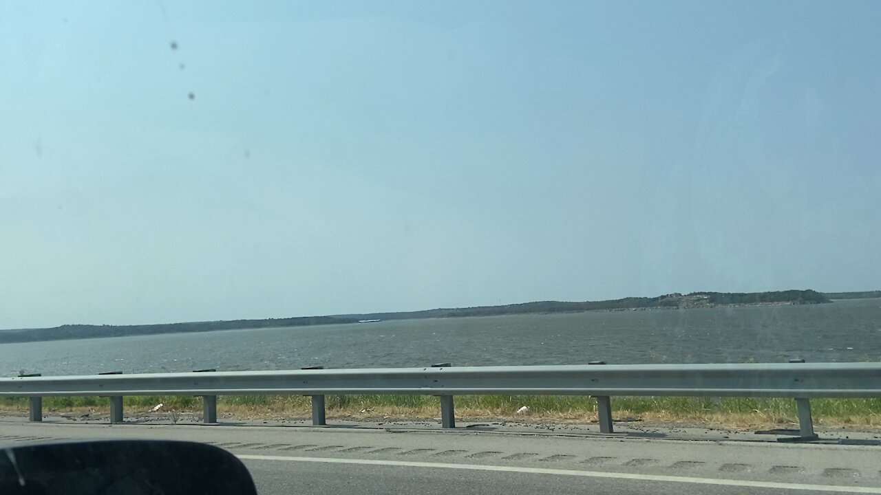 Beautiful lake drive