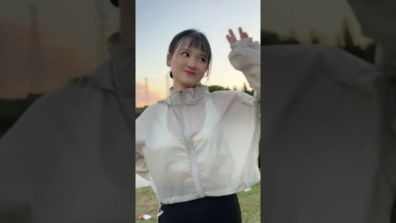 Cute Chinese Girl Shows Us What Is Under Her Jacket