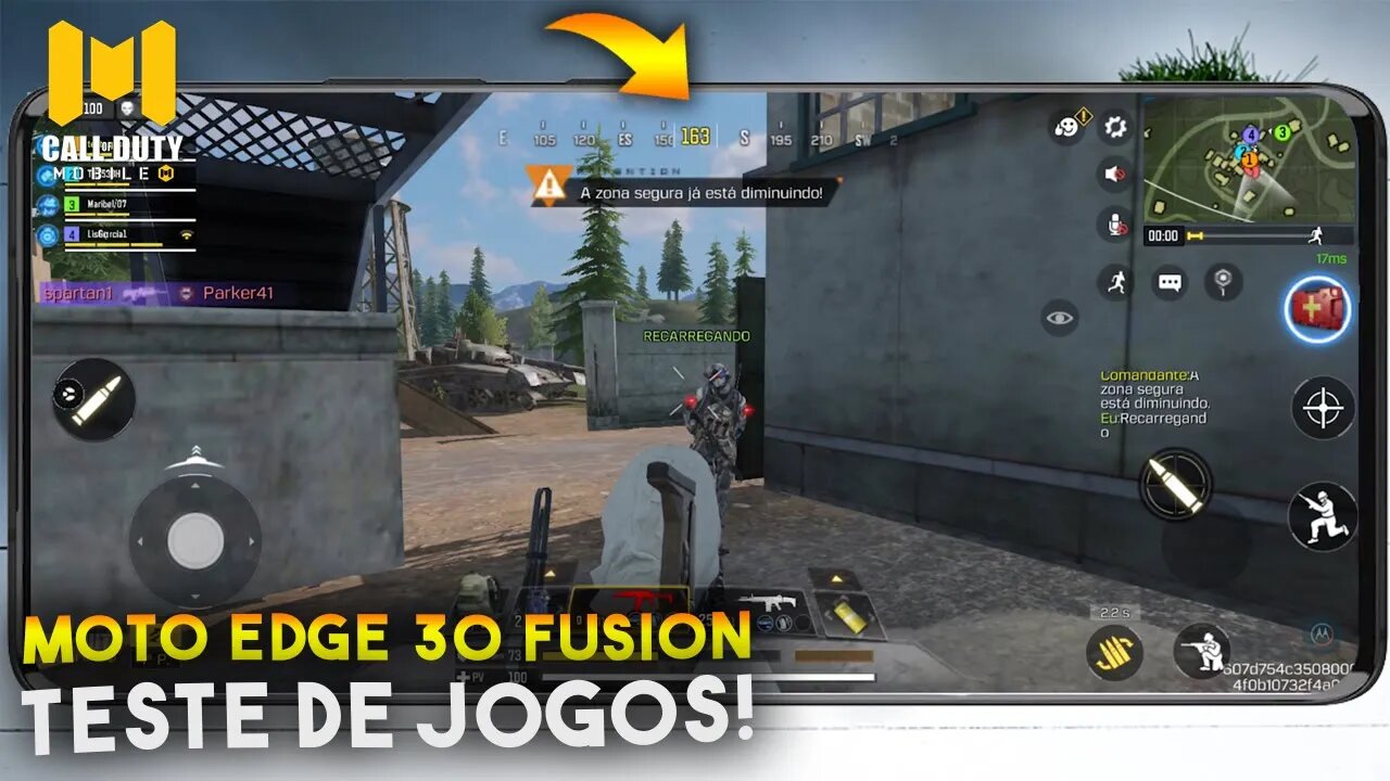 Motorola Edge 30 Fusion - Teste de JOGOS! COD Mobile no MÁXIMO, será que roda liso?