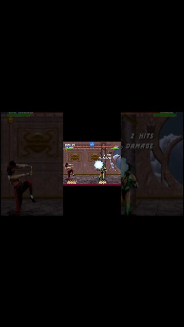Liu Kang INCINERATED Jade! #mortalkombat #retrogaming
