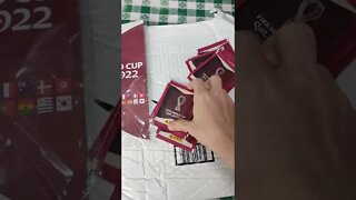 Promoção Figurinhas Copa do Mundo 2022 Unboxing #shorts