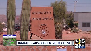 Inmate stabs officer at Lewis Prison in the chest