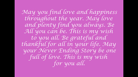 Our Never Ending Story Continues Happy New Year