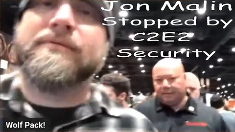 Jon Malin Gets Stopped by C2E2 Security 