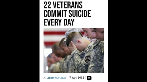 22 VETERANS COMMIT SUICIDE EVERY DAY