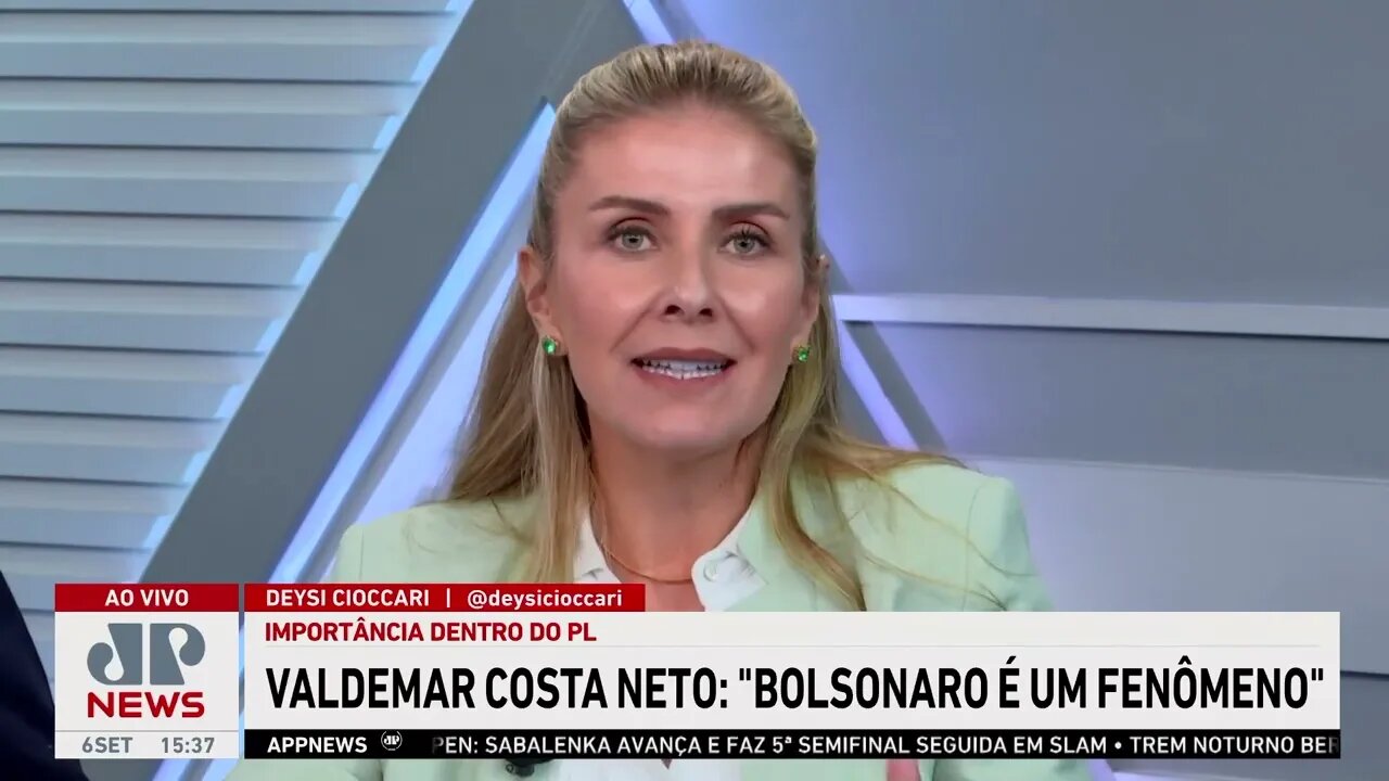 Valdemar cita relevância de Bolsonaro no PL: “Nós triplicamos de tamanho” | LINHA DE FRENTE