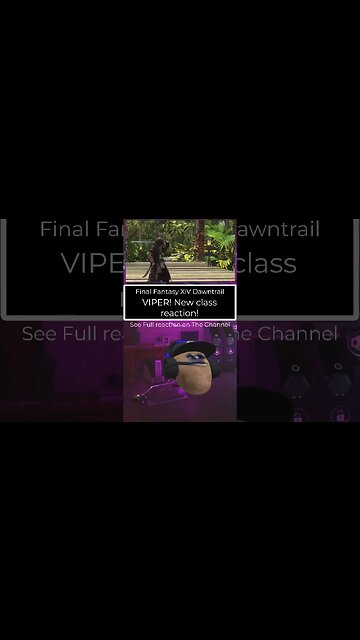 Final Fantasy XIV New Job Reveal - Viper Job Reaction #shorts