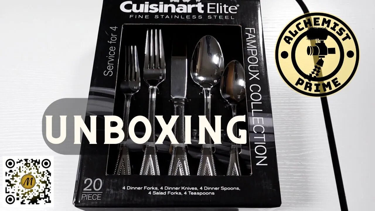 The best stainless steel knife set. The Cuisinart 20-piece silver elite flatware set (Unboxing)