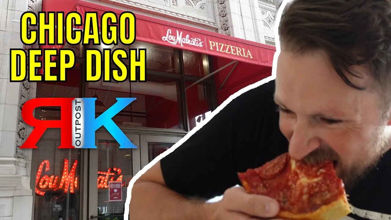 Lou Malnati's Chicago Deep Dish Pizza Review | You HAVE To Try This - RK Outpost Eats