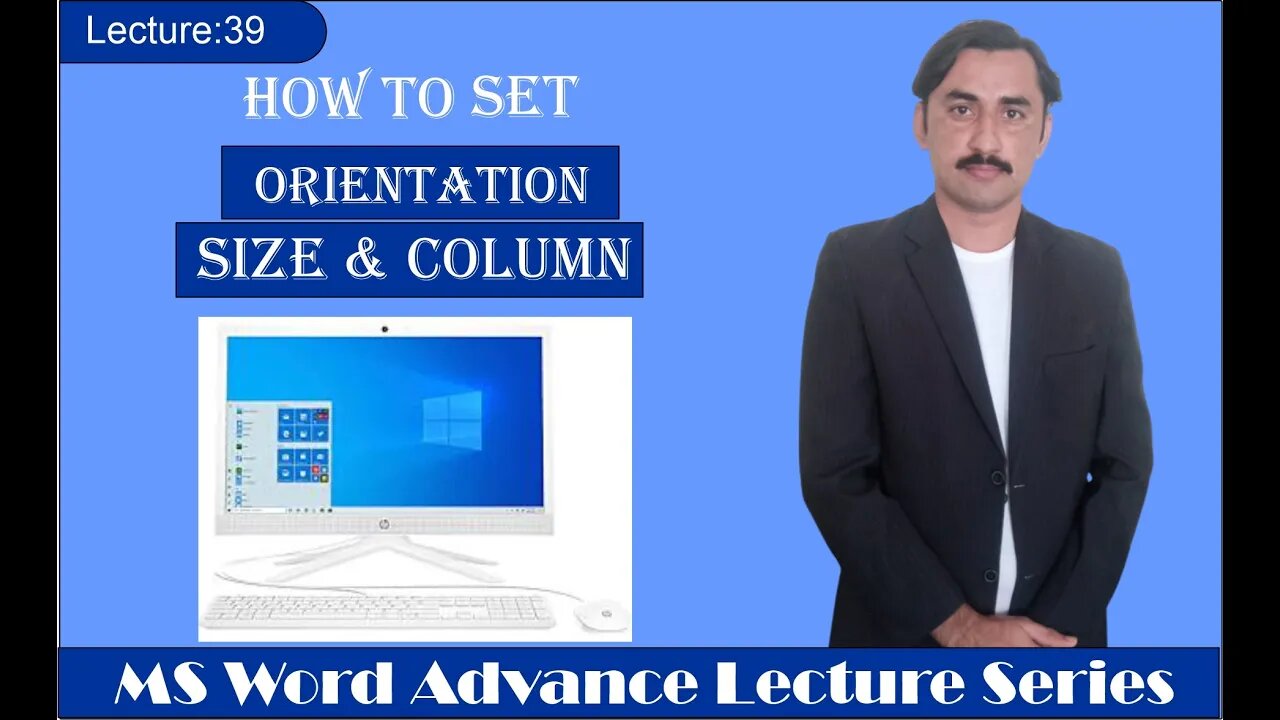 PAGE SIZE IN MS WORD|ORIENTATION IS MS WORD|HOW TO CONVERT DATA INTO COLUMNS|SADAR KHAN TV