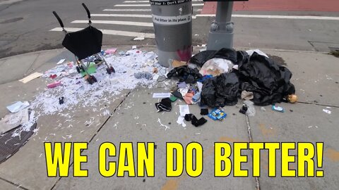 NYC street cleanliness. Good job!