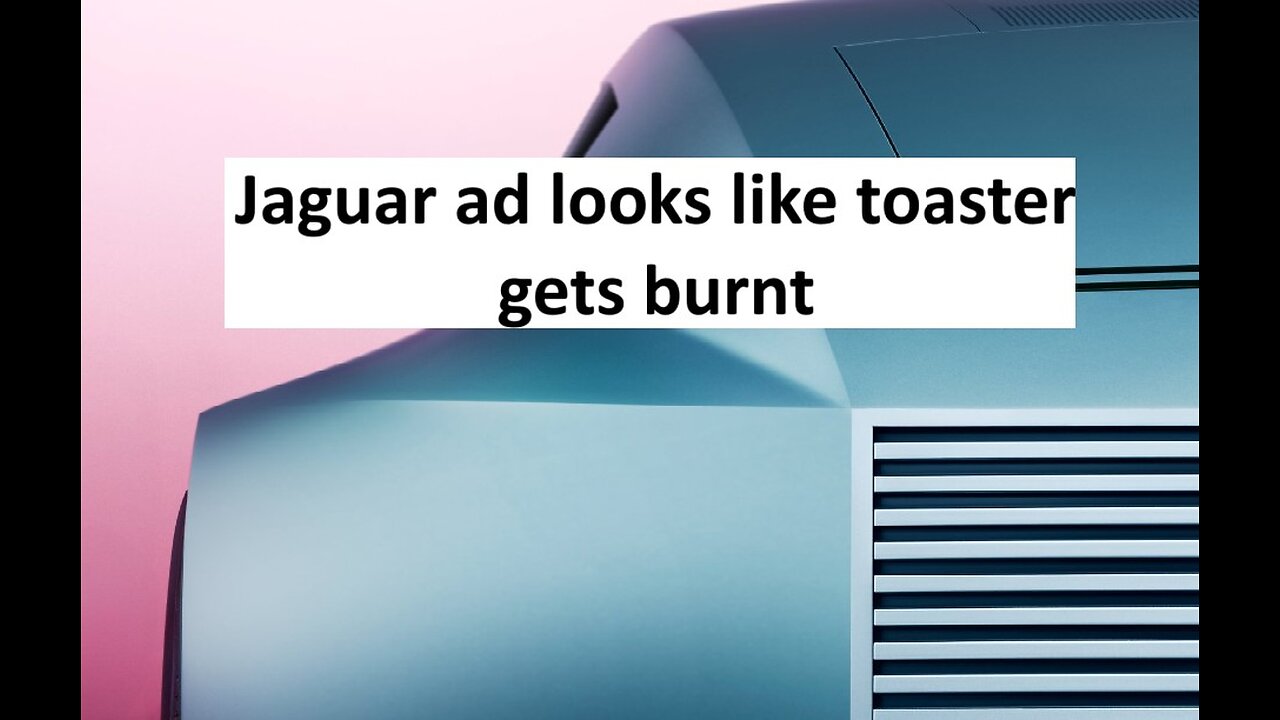 Jaguar toaster looking social media post gets burnt to a crisp