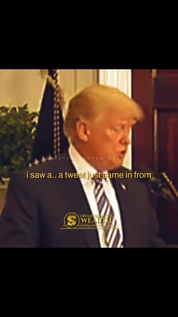 The good old days when Trump told it how it was.