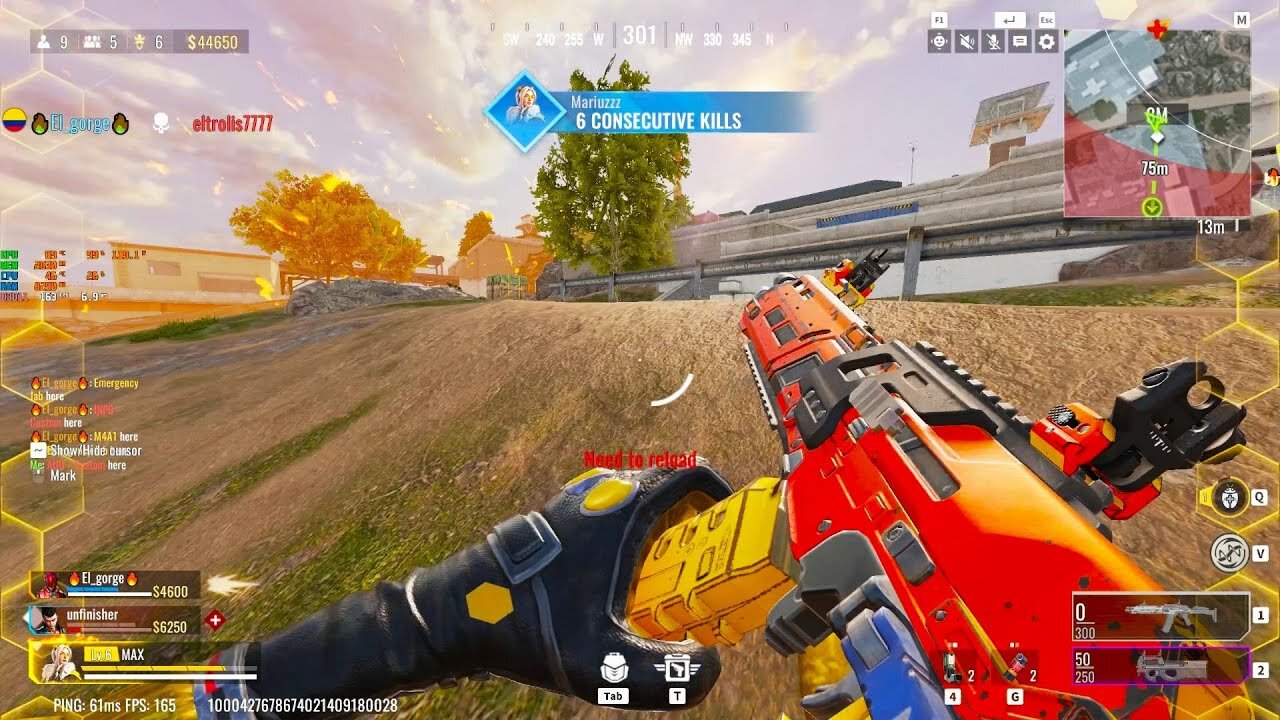 Destroying noobs with P90 in Blood Strike