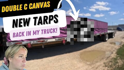 BACK In My Truck! Picking Up Custom Tarps 🫣