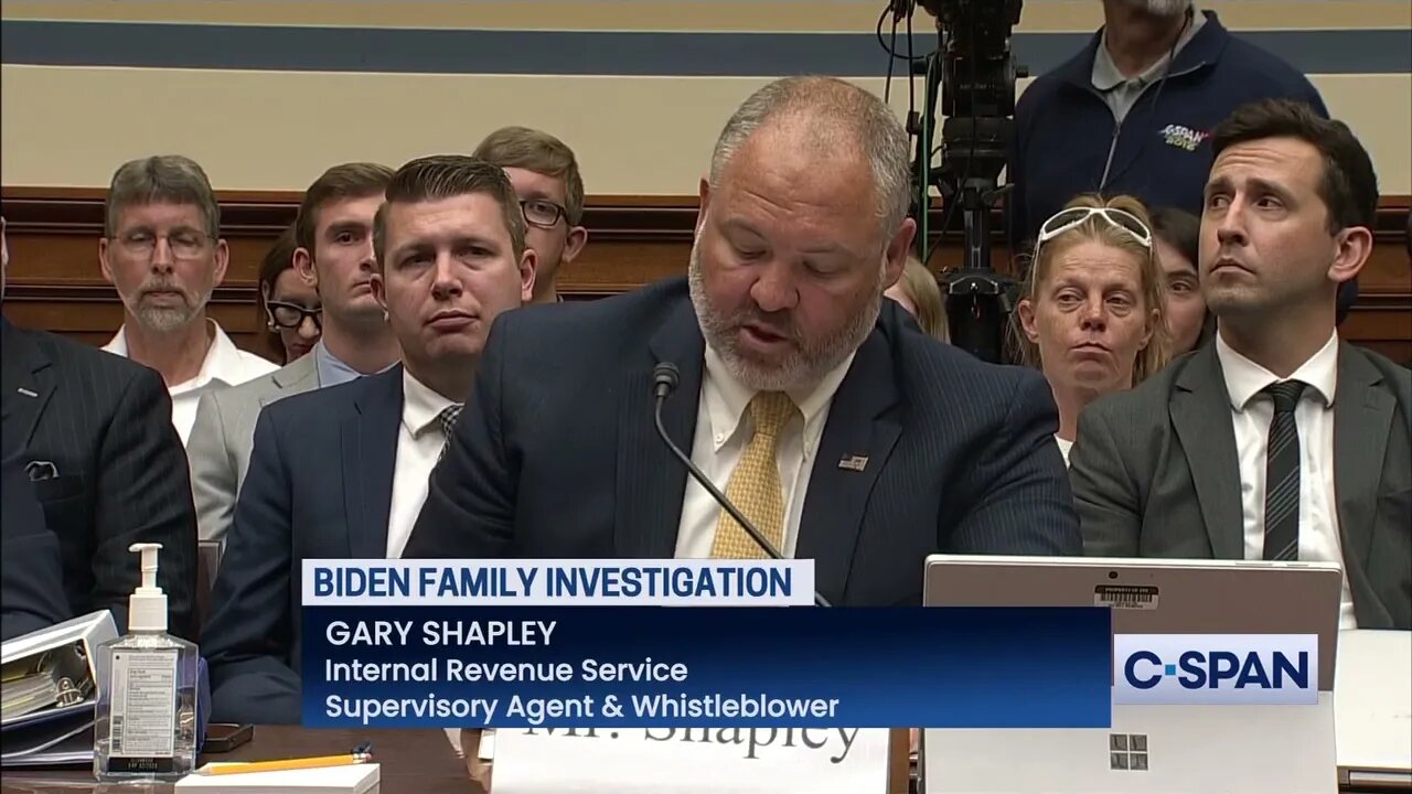 🔴 IRS Supervisory Agent & Whistleblower Gary Shapley Opening Statement