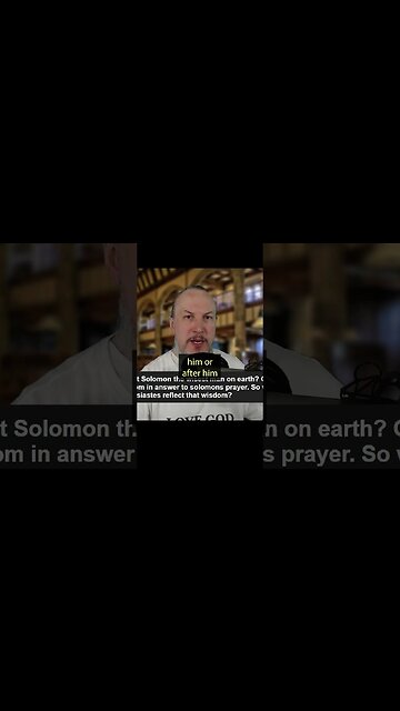 Solomon Wiser Than Jesus?