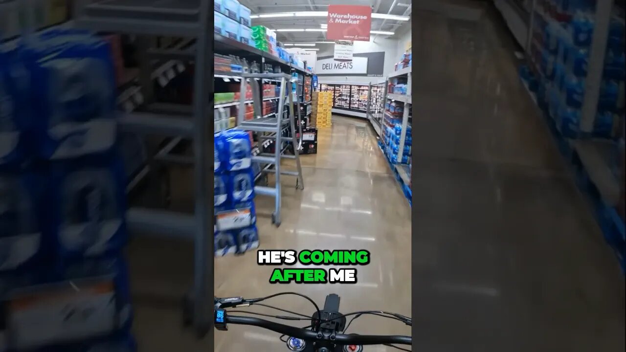 Talaria through the store 🤣 #talaria #surron #ebike #prank