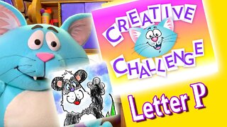 Learn to Draw using the letter P with the Sauerpuss and Friends puppets and our Creative Challenge!