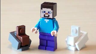 Lego Minecraft Rabbit Tutorial