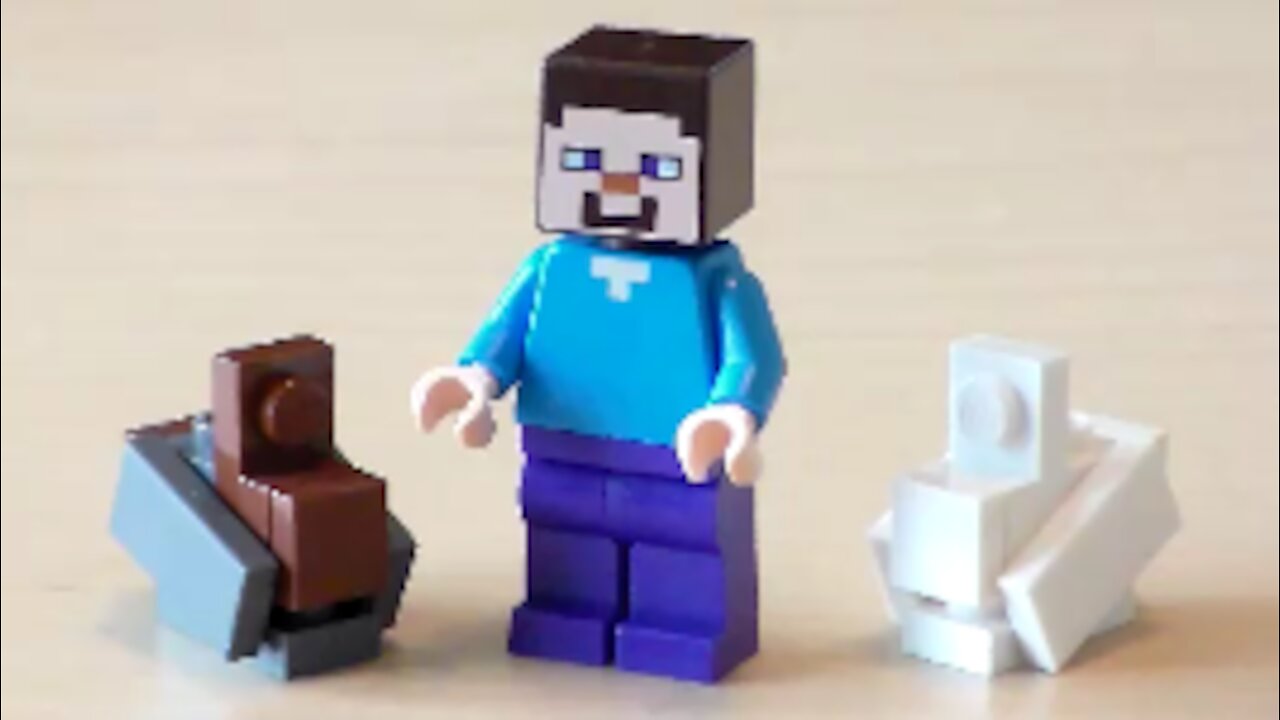 Lego Minecraft Rabbit Tutorial