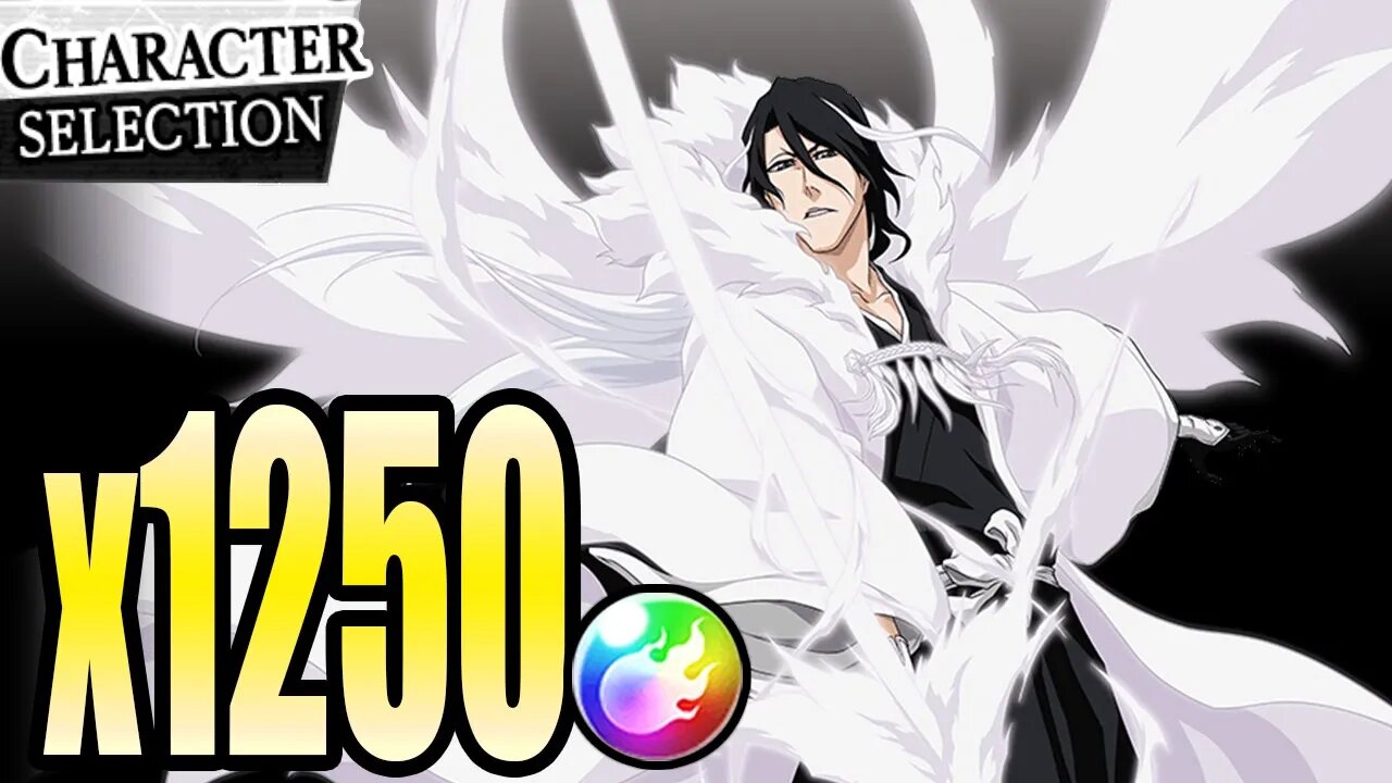 Bleach Brave Souls: Character Selection Summons: Byakuya 3 - 1250 Orbs