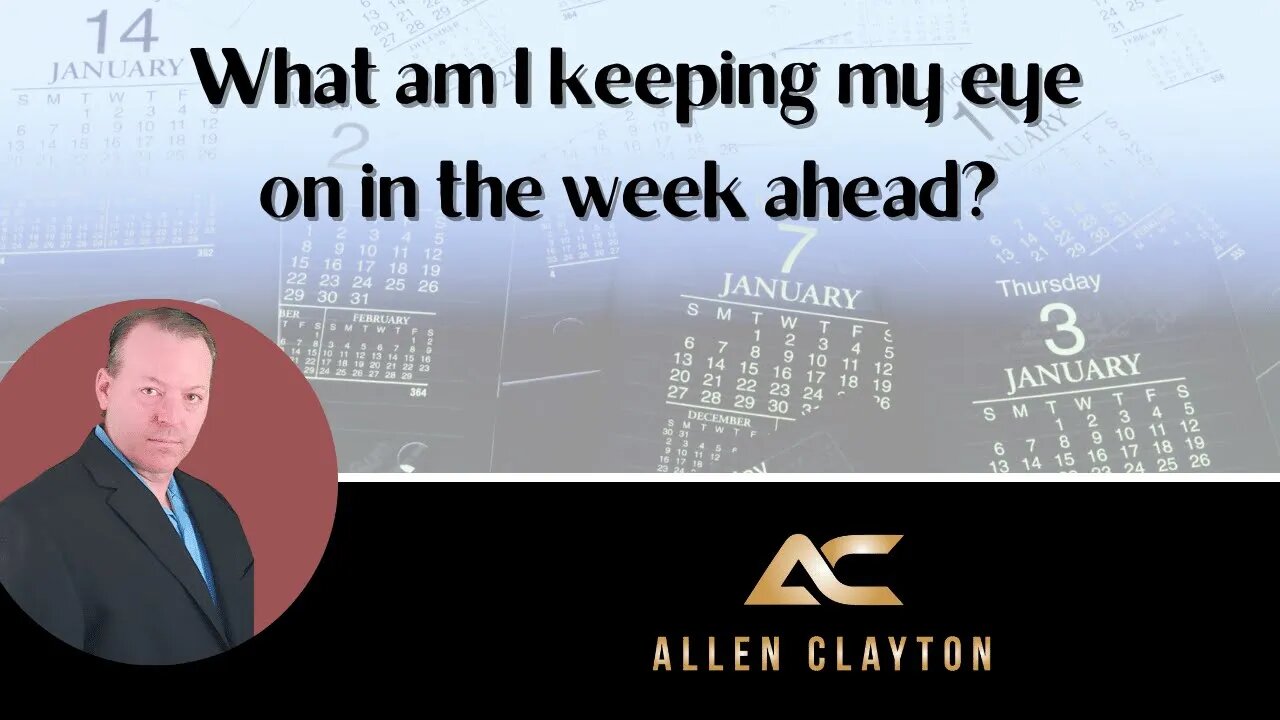 The economic week ahead What am I looking at