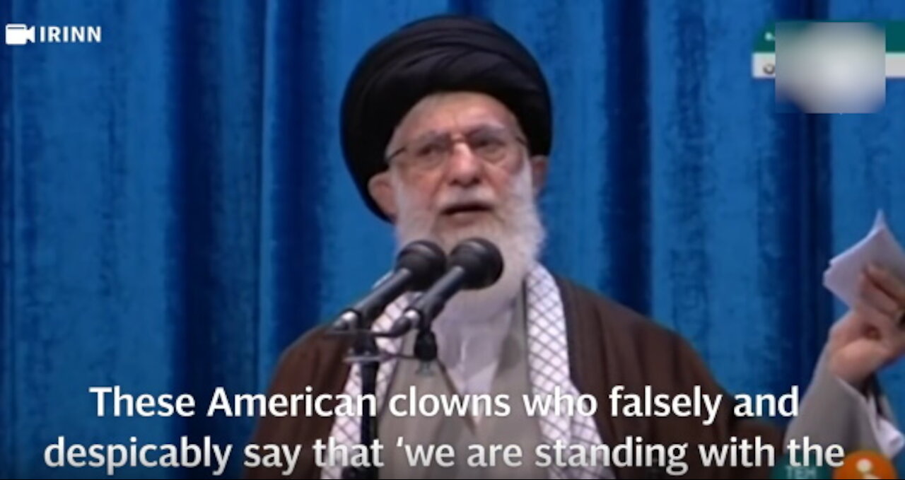 Ayatollah Ali Khamenei condemns Trump and 'American clowns'