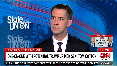 Sen Tom Cotton: There's A Strong Case For Many J6 Defendants To Be Pardoned