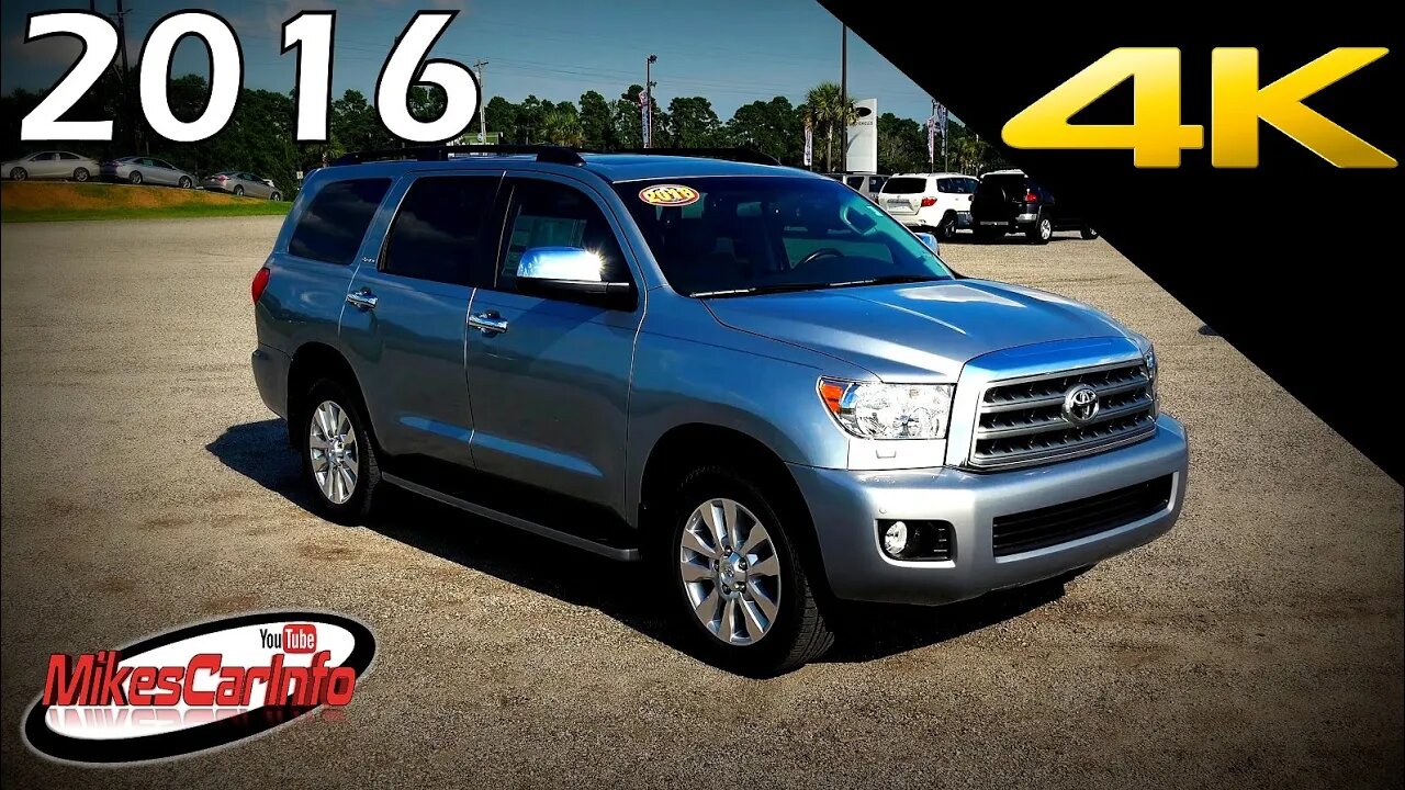 2016 Toyota Sequoia Platinum - Ultimate In-Depth Look in 4K