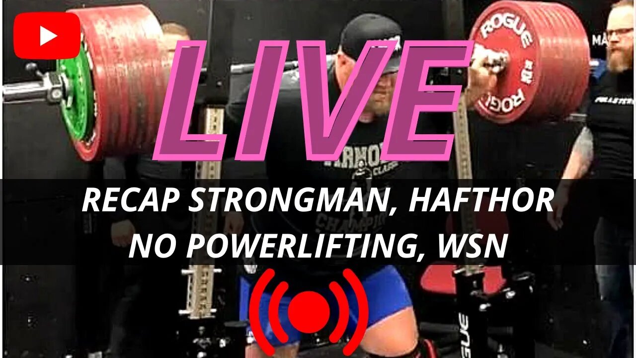 Live Surpresa - STRONGMAN, HAFTHOR BJORNSSON E WSN -