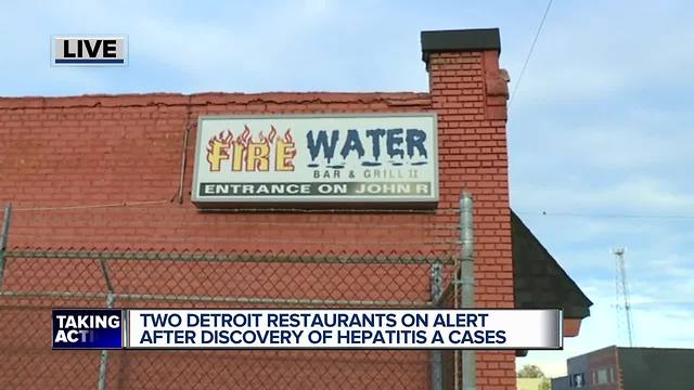 Workers at two Detroit restaurants diagnosed with Hepatitis A