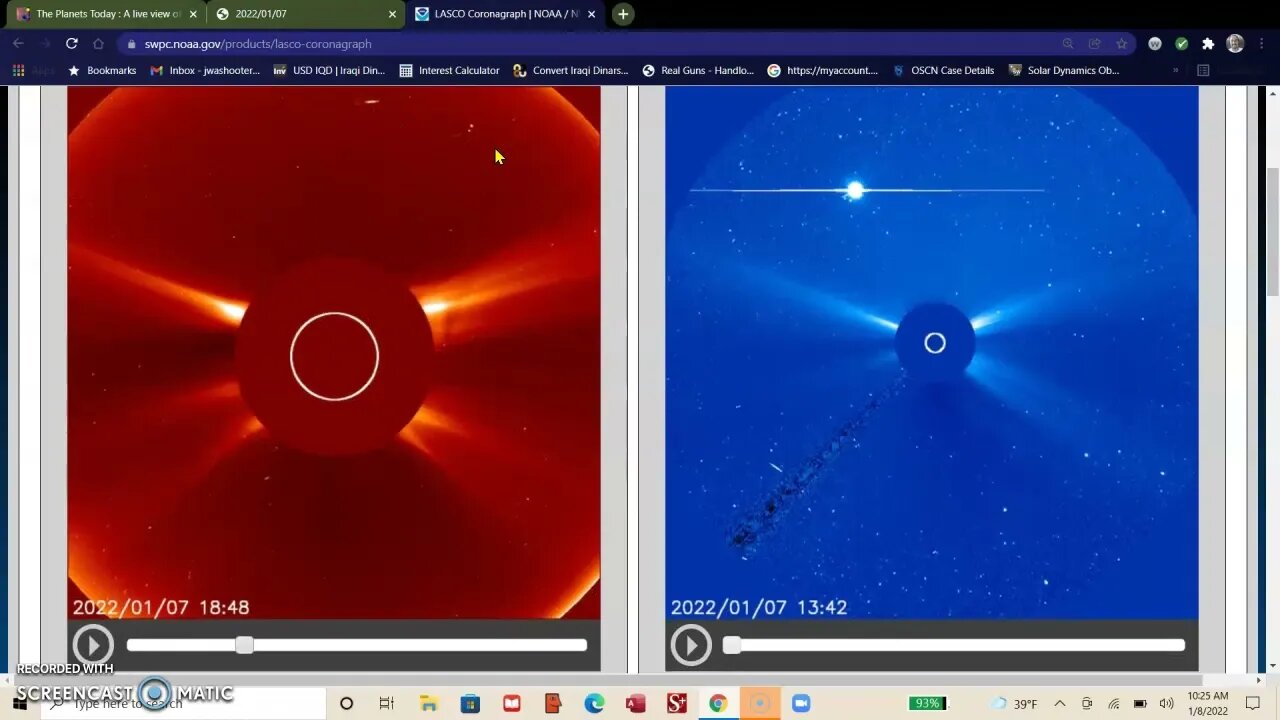 Venus Horns, X-Flare potential, Strangeties near the sun.