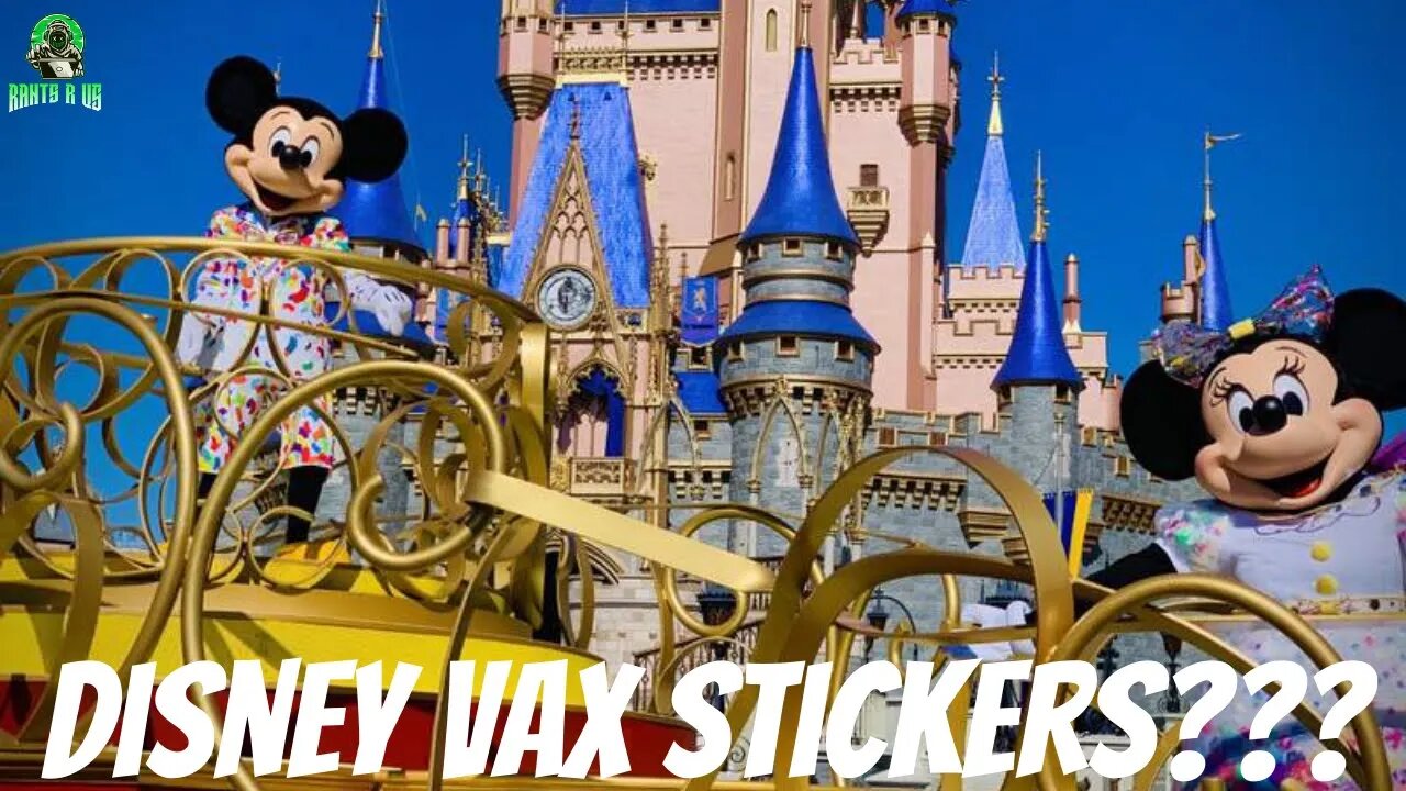 Disney Implementing Vax Sticker System For Employees!!!