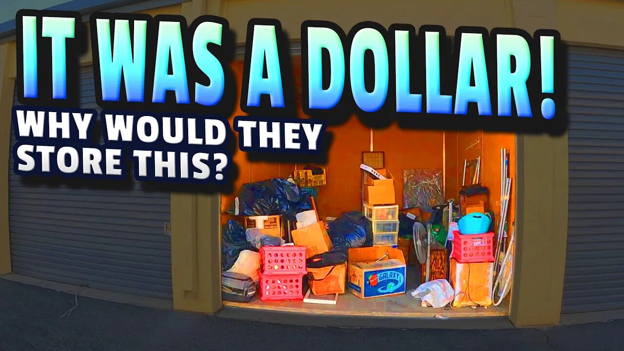 I Paid ONE DOLLAR For This Storage Unit… I’m In DISBELIEF! Why Did They Store ALL THIS?