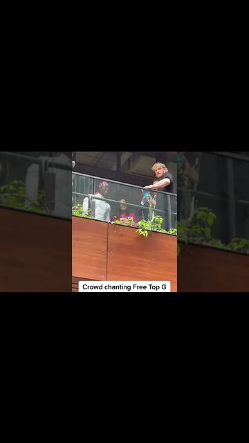 Andrew Tate Fans Chanting TOP G at KSI and Logan Paul