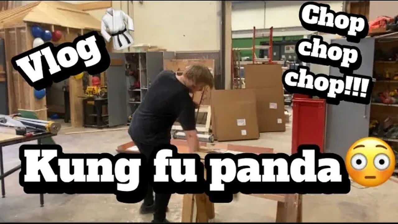 Chopping wood at SCHOOL*teacher yells at us* (vlog)