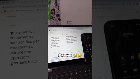 SCHERZO TELEFONICO VOI COSA AVRESTE FATTO ? 😳 #shorts