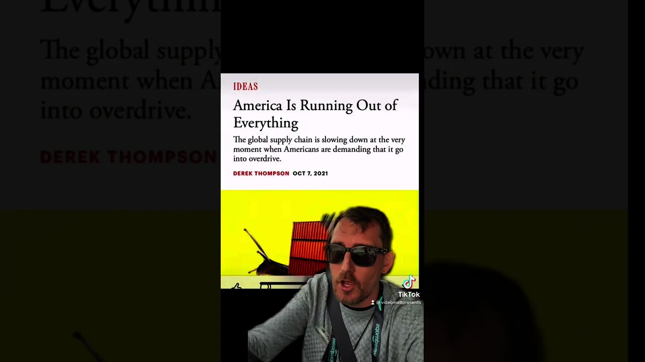 America Running Out Of Everything