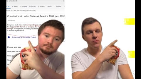 Was that the same uncooked ramen? (LoL)