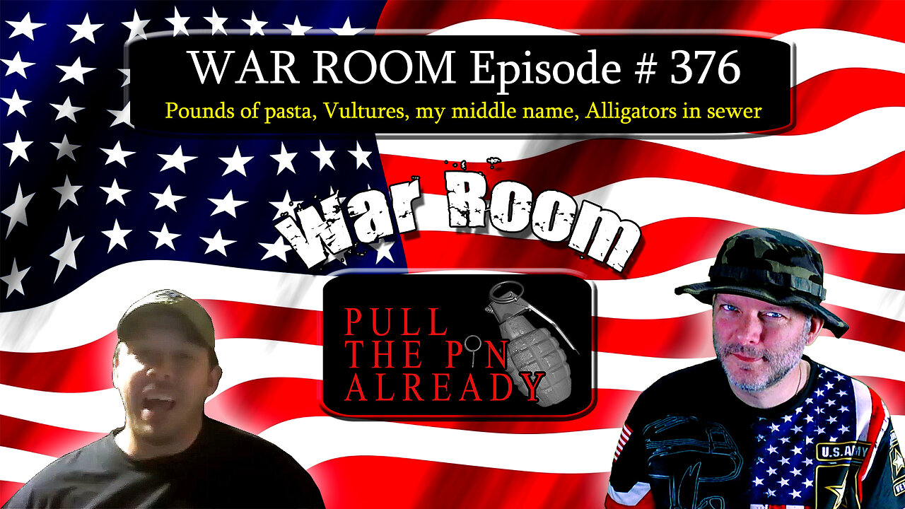 PTPA (WR Ep 376): Pounds of pasta, Vultures, my middle name, Alligators in sewer