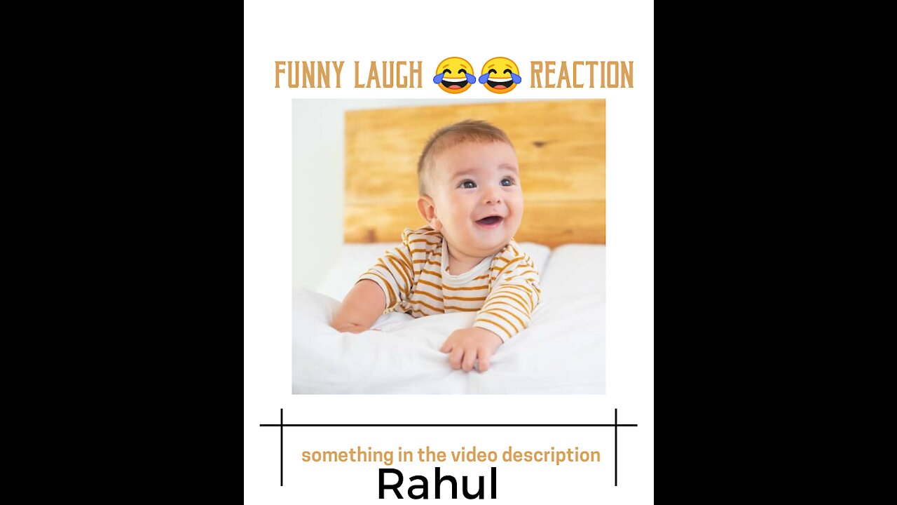 Funny laugh 😂😂 reaction of babies