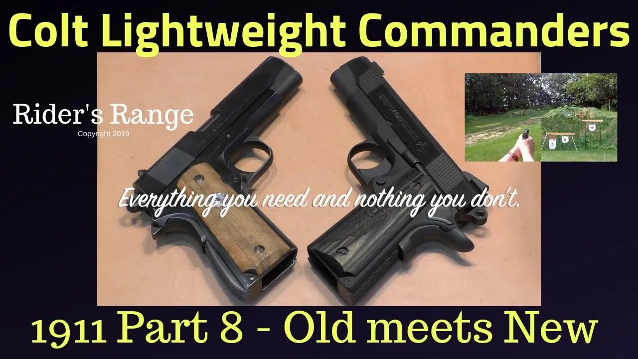 1911 Series Part 8 - Old Colt Commander meets Wiley Clapp Commander