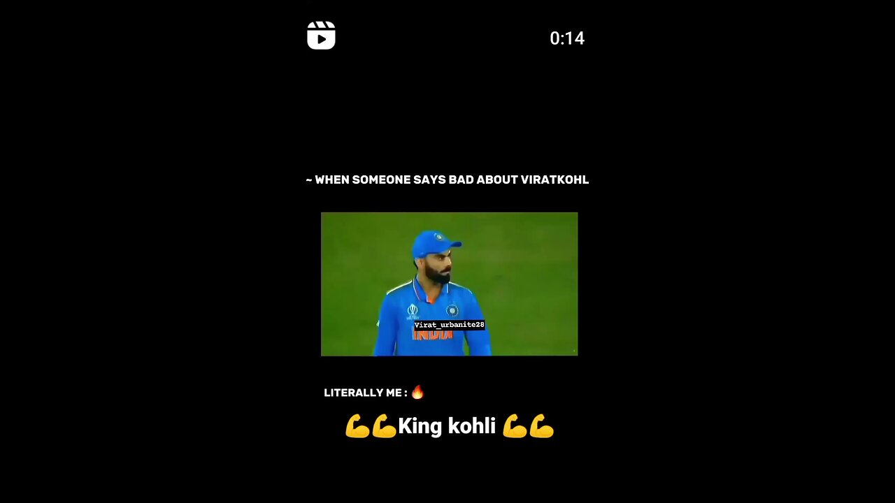 Aggressive King 👑 Kohli