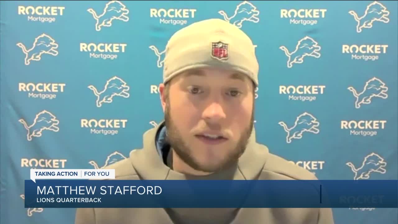 Lions QB Matthew Stafford may not practice all week, but hopes to play