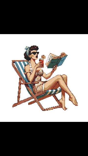BOOK GIRL Cross Stitch Pattern by Welovit Cross Stitch | welovit.net | #welovit #crossstitch